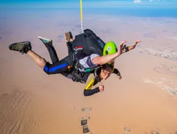 Skydive Dubai: Tandem Skydiving at the Desert Drop Zone with Optional Transfer